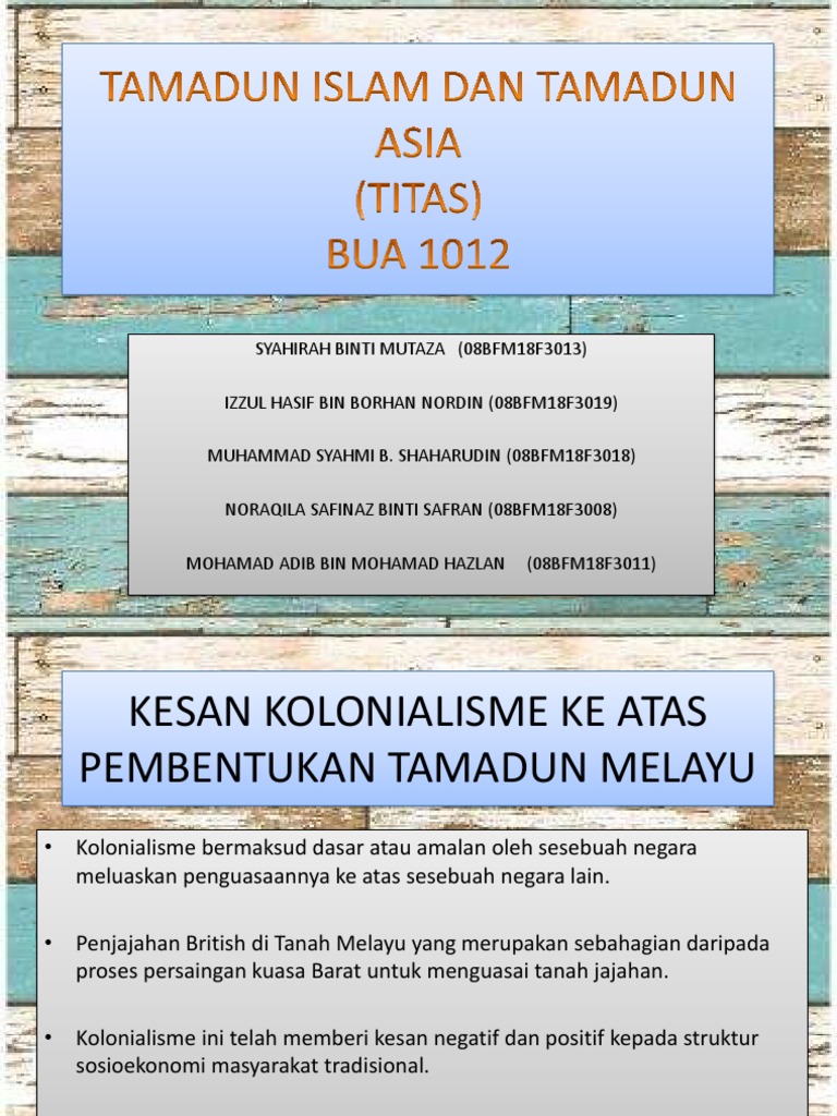 Kesan Kolonialisme Pdf