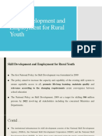 Skill Development and Employment For Rural Youth