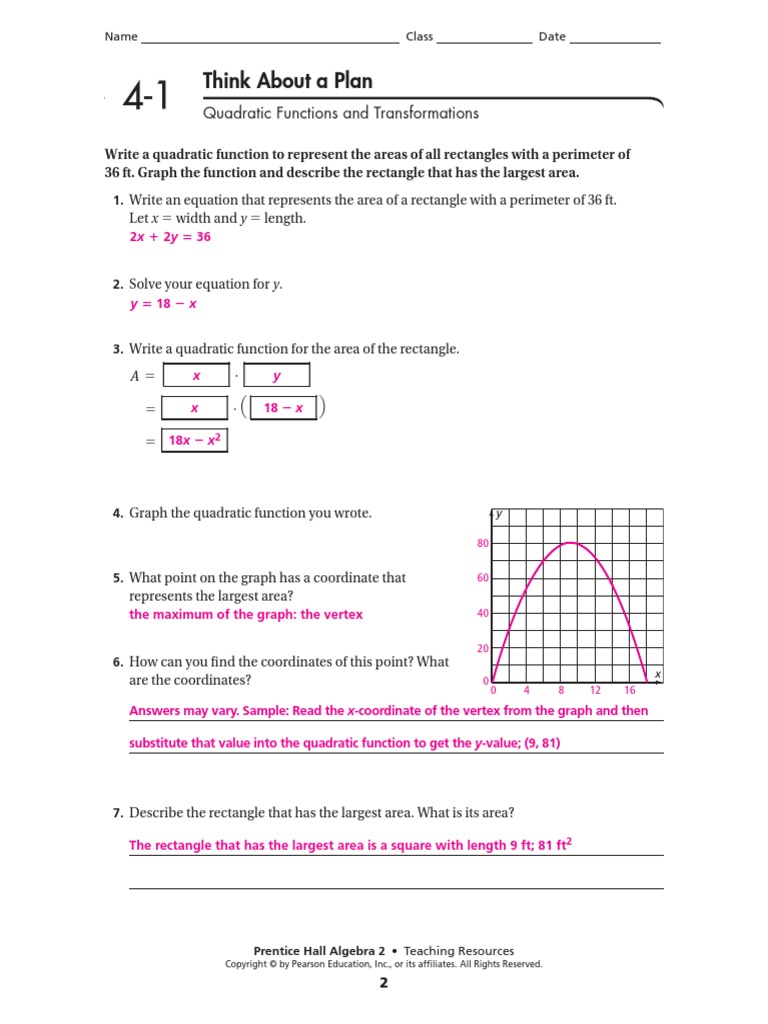 Ch4wbanswers Pdf Area Elementary Mathematics