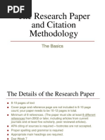 Research Paper & Citation Methodology