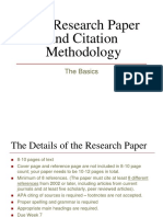 Research Paper & Citation Methodology