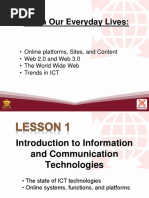 L1 Introduction To Information and Communication Technology