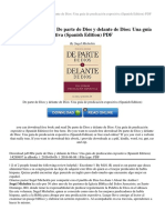 De Parte de Dios y Delante de Dios Una Gu Iacute A de Predicaci Oacute N Expositiva Spanish Edition