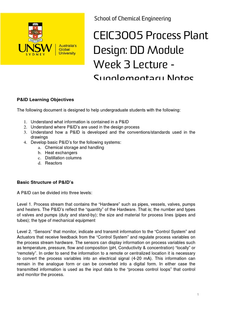 3 - Week 3 Lecture Supplementary Notes | PDF | Process Control | Scada