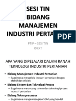 Manajemen Industri Pertanian (Ptip Tin 2)