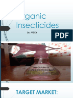 Organic Insecticides: By: MSKY