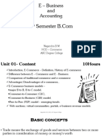 E Business and Accounting Chapter - 1 Notes PDF