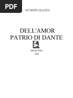 Download Giuseppe Mazzini - Dellamor patrio di Dante by mrtone SN4021261 doc pdf