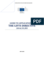 Guide To Application of The Lifts Directive 2014-33-EU PDF