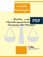 JUREGIO - Publikation Des ThILLM Bezüglich Rechts - Und Handlungssicherheit Im Umgang Mit Handys