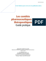 Les Comités Pharmaceutiques Et Thérapeutiques PDF