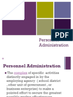 Personnel Administration Functions