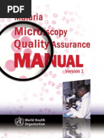 Download Malaria Microscopy QA Manual by juys SN40213009 doc pdf