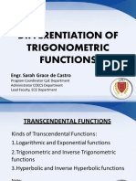 Trig Functions Differentiation
