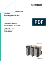 CJ Series Analog IO Units Operation Manual For NJ Series CPU Unit - CJ1W AD0xx xxDA0xxxMAD42 PDF