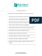 Participle Clauses Exercise 2