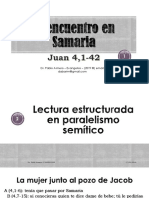 Juan 4 -El Encuentro en Samaría (Lectura Estructurada Pablo Armero)