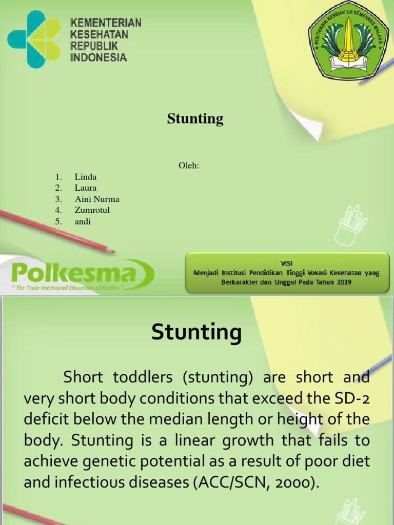 Ppt Stunting Low Birth Weight Nutrition