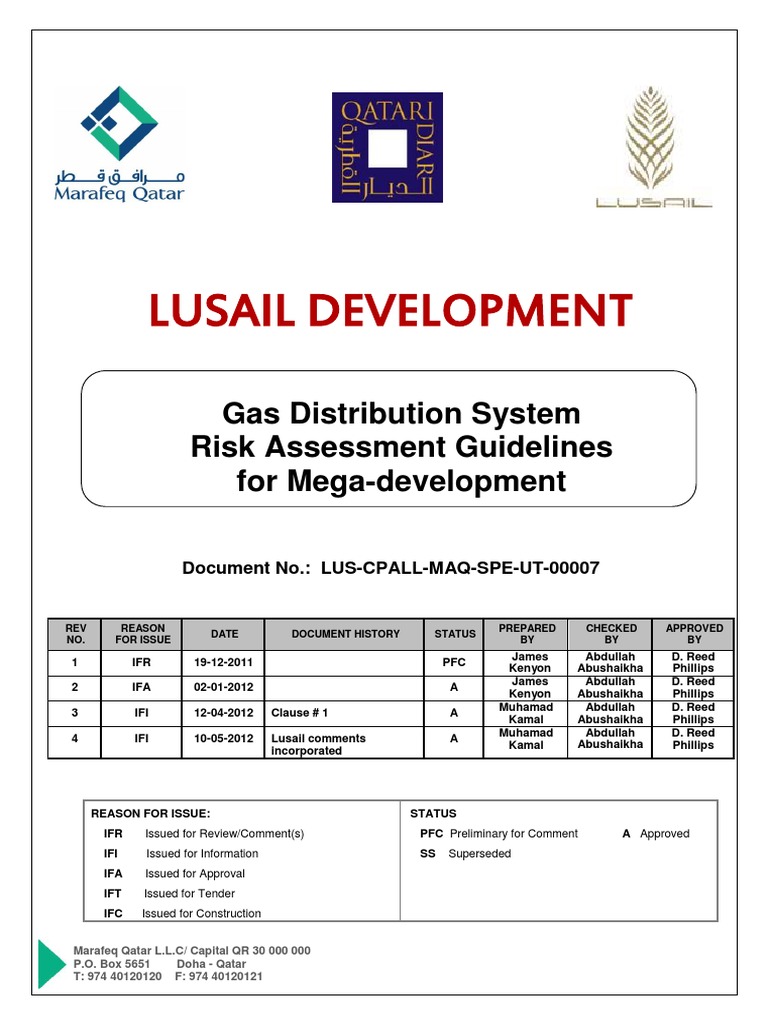 Gas Distribution Risk Assessment Guidelines | PDF | Natural Gas ...