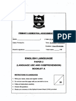 P6 English SA2 2014 Tao Nan Exam Papers