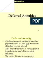 Defered Annuities