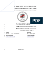 Parkingu Automatik I Makinave Dhe Kontrollimi I Sistemit Me PLC PDF