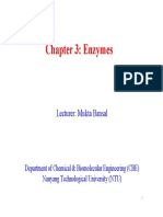 Chapter 3: Enzymes: Lecturer: Mukta Bansal