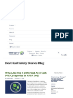 What Are the 4 Different Arc Flash PPE Categories in NFPA 70E_