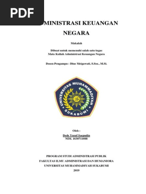 Makalah Administrasi Keuangan