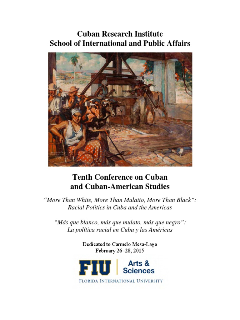 2015 Cri Conference Final Program | PDF | Cuba | Cuban Americans