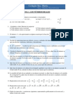 Ejercicios Complementarios 4º Matemáticas - Tema 1 - Los Números Reales