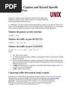 Tcpdump: Capture and Record Specific Protocols / Port: Monitor All Packets On Eth1 Interface