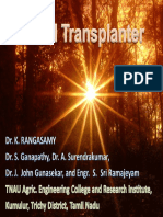 Transplanter Rangasamy