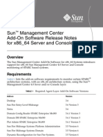 SunMC4 Add-On for x86 as Server & Console Release Notes