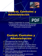 Control, Controles y Administración