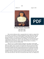 St. Mary Domenica Mazzarello co-founded religious order to educate girls