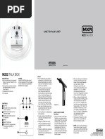 M222 Talk Box Manual