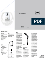 M222 Talk Box Manual