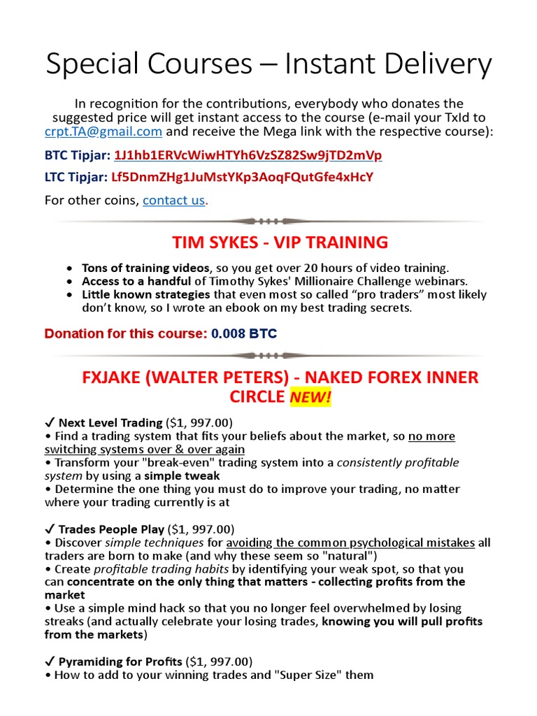 Forex & Crypto Trading Courses | PDF | Algorithmic Trading | Foreign  Exchange Market