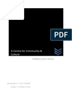 A Centre For Community & Culture: THESIS (2017-2019)