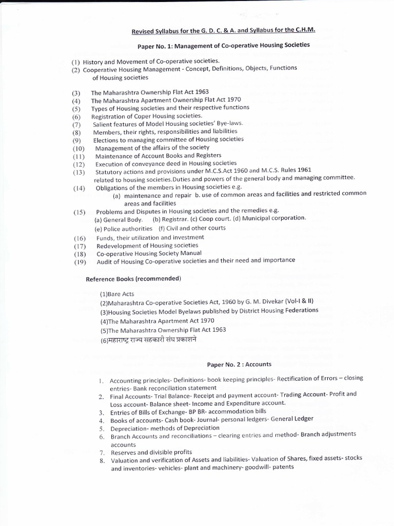 Gdca Syllabus PDF Debits And Credits Valuation (Finance)