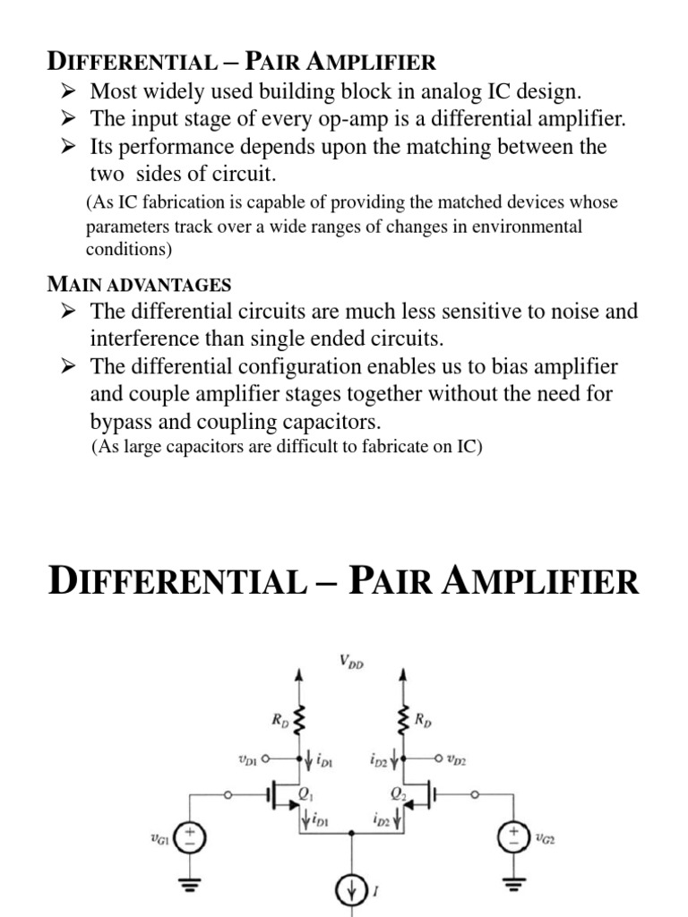 Diff Ampl PDF Amplifier Field Effect Transistor