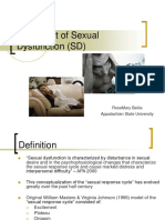 Treatment of Sexual Dysfunction (SD