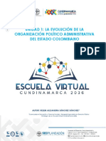 Unidad 1 División Político Administrativa Del Estado Colombiano