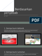 Gempa Berdasarkan penyebab