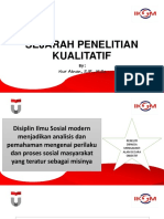 Sejarah Penelitian Kualitatif: Nur Atnan, S.IP., M.SC