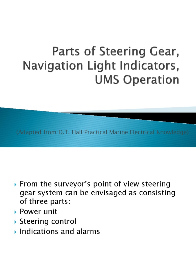 Adapted fromD.T. HallPractical Marine Electrical Knowledge PDF