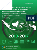 Produk Domestik Regional Bruto Provinsi-Provinsi Di Indonesia Menurut Lapangan Usaha 2013-2017 PDF