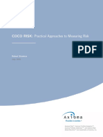 COCO RISK: Practical Approaches To Measuring Risk: Robert Stamicar