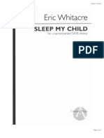 Sleep My Child - Whitacre